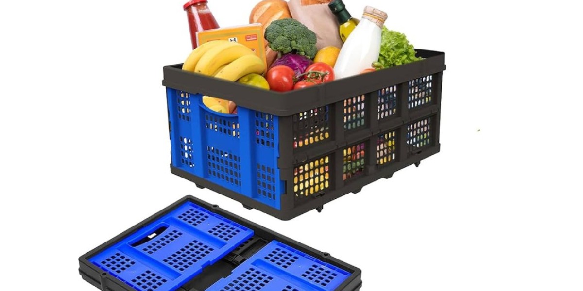 Smart Storage Solution with Collapsible Crates